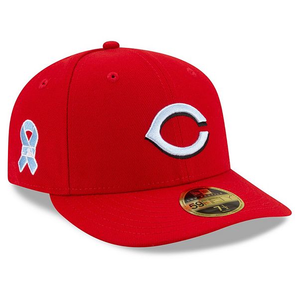 Men's New Era Red Cincinnati Reds 2021 Father's Day On-Field Low Profile  59FIFTY Fitted Hat