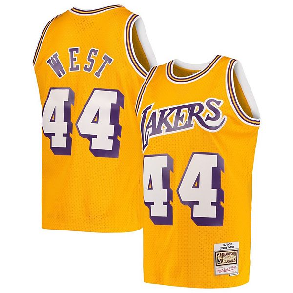 Lids Jerry West Los Angeles Lakers Mitchell & Ness 1971-72 Hardwood  Classics Swingman Player Jersey - Purple