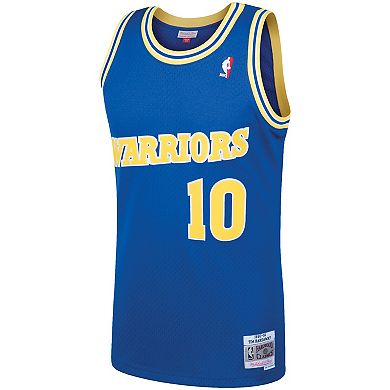 Men's Mitchell & Ness Tim Hardaway Royal Golden State Warriors Hardwood Classics Swingman Jersey