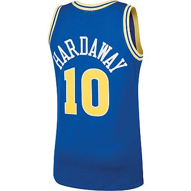 Men's Mitchell & Ness Tim Hardaway Royal Golden State Warriors Hardwood Classics Swingman Jersey