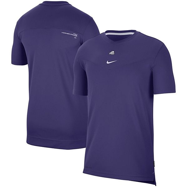 Men's Nike Purple TCU Horned 2021 Sideline Football