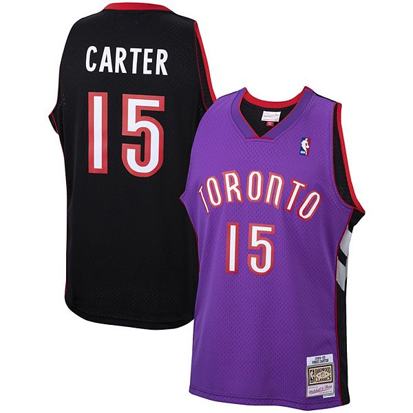 Men's Mitchell & Ness Purple Toronto Raptors Hardwood Classics Big Tall Face Fashion Jersey