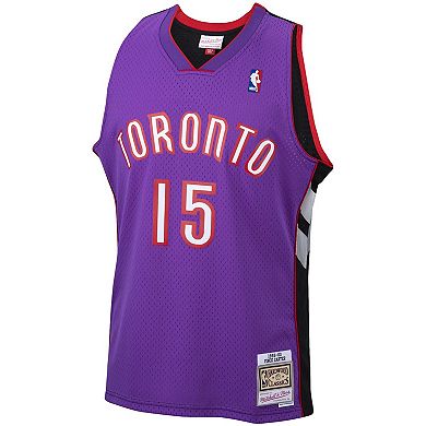 Men's Mitchell & Ness Vince Carter Purple Toronto Raptors Hardwood Classics Swingman Jersey