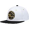 Men's Mitchell & Ness White Philadelphia 76ers Gold Pop Snapback Hat