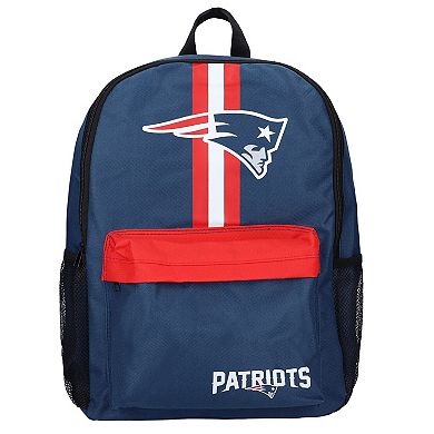 FOCO New England Patriots 2021 Team Stripe Backpack