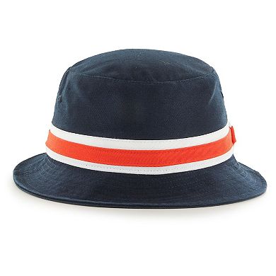 Men's '47 Navy Chicago Bears Striped Bucket Hat