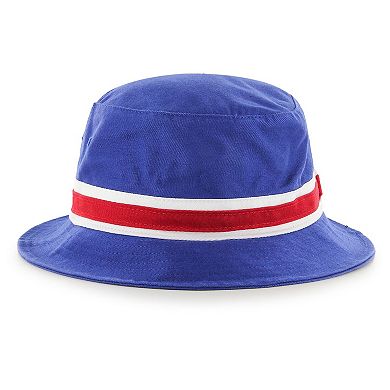 Men's '47 Royal Buffalo Bills Striped Bucket Hat