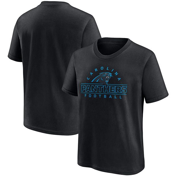 Youth Fanatics Branded Black Carolina Panthers Dual Threat T Shirt