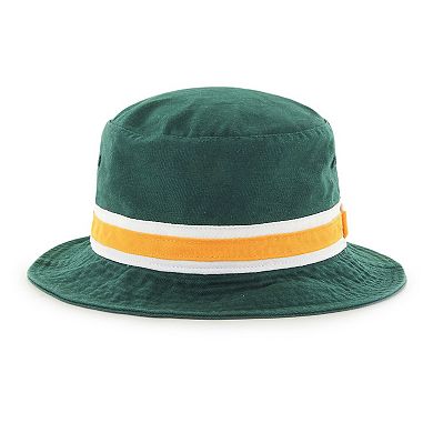 Men's '47 Green Green Bay Packers Striped Bucket Hat