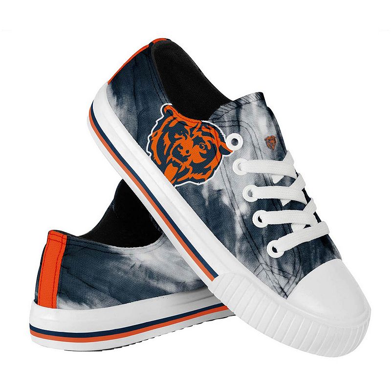 Youth FOCO Chicago Bears Tie-Dye Canvas Sneakers, Kids Unisex, Size: Medium