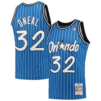 Men's Mitchell & Ness Shaquille O'Neal Blue Orlando Magic Hardwood Classics 1994-95 Swingman Jersey