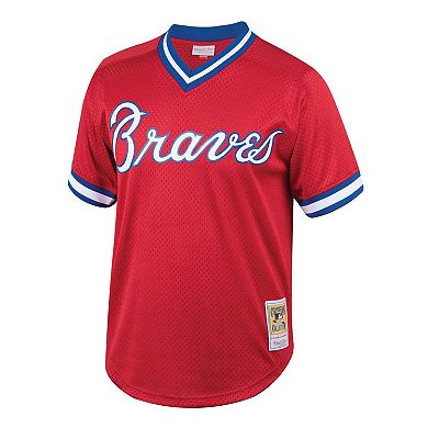 Youth Mitchell & Ness Dale Murphy Red Atlanta Braves Cooperstown Collection Mesh Batting Practice Jersey