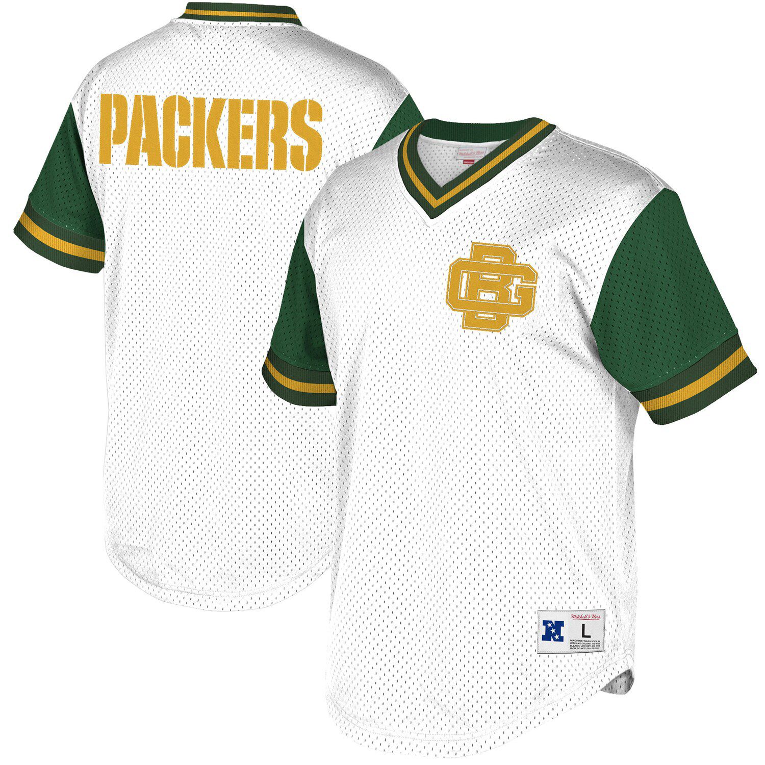 white green bay packers shirt