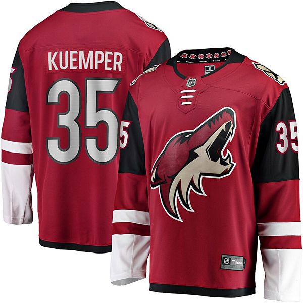 Women's Fanatics Branded Darcy Kuemper Garnet Arizona Coyotes Home Premier Breakaway Player Jersey