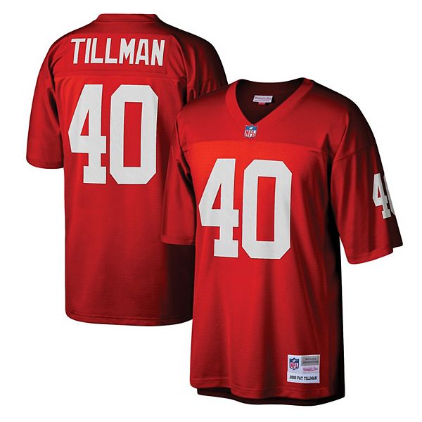 Mens Arizona Cardinals Pat Tillman Mitchell & Ness Cardinal Authentic Throwback  Jersey