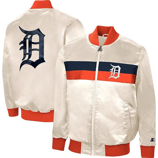 Detroit Tigers Men's Starter Sherpa Lined Hoodie Jacket - Detroit