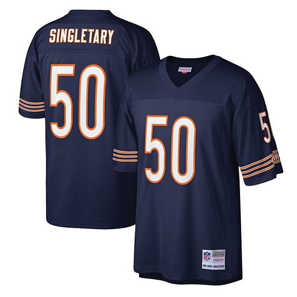 Men's Mitchell & Ness Mike Singletary Navy Chicago Bears Legacy Replica  Jersey