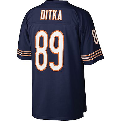 Men's Mitchell & Ness Mike Ditka Navy Chicago Bears Legacy Replica Jersey