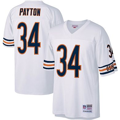 Men's Mitchell & Ness Walter Payton White Chicago Bears Legacy Replica Jersey
