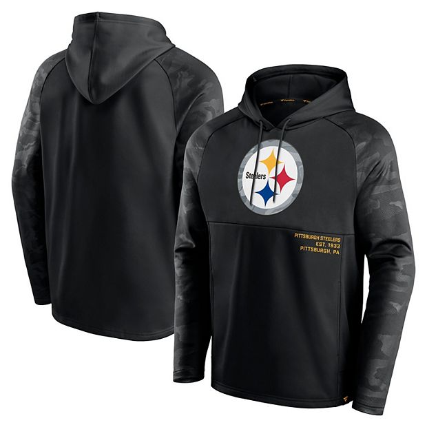 Men's Fanatics Branded Black/White Pittsburgh Steelers Long and