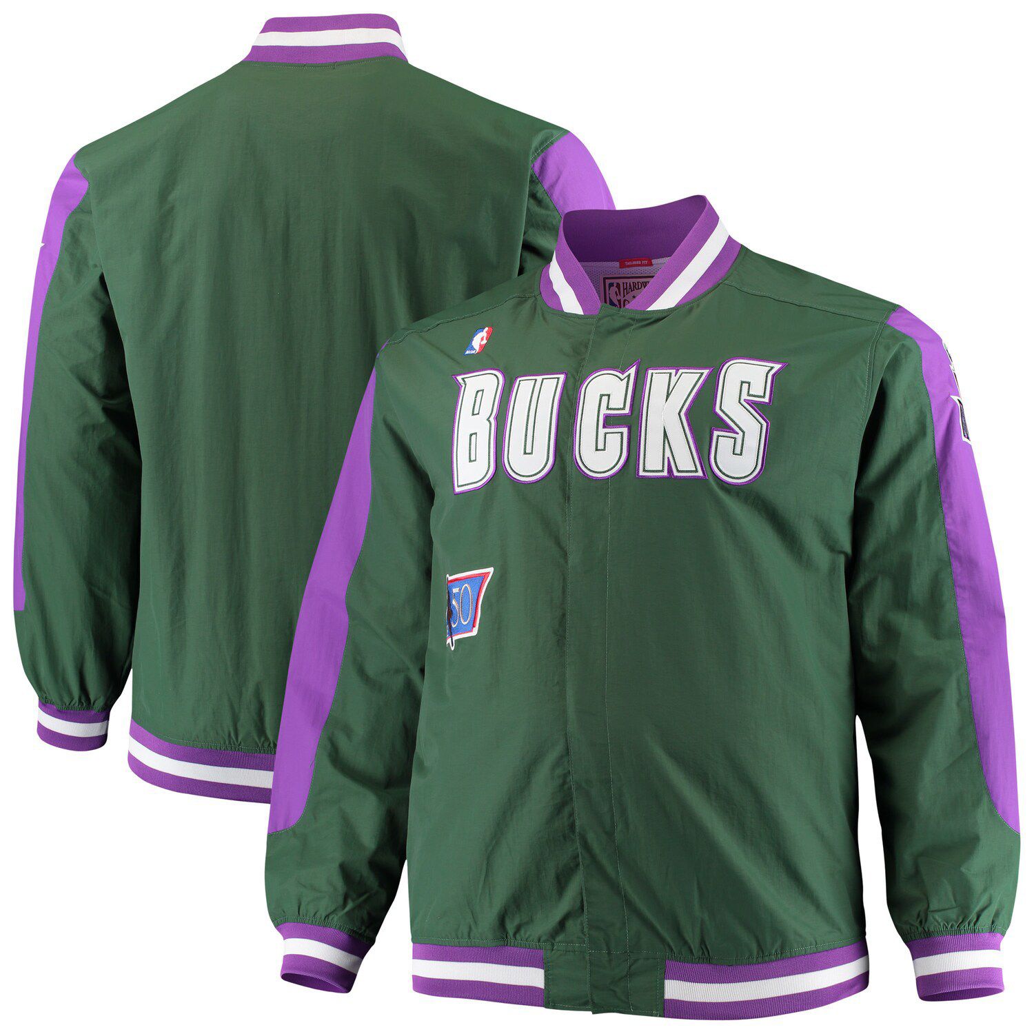 milwaukee bucks throwback jacket