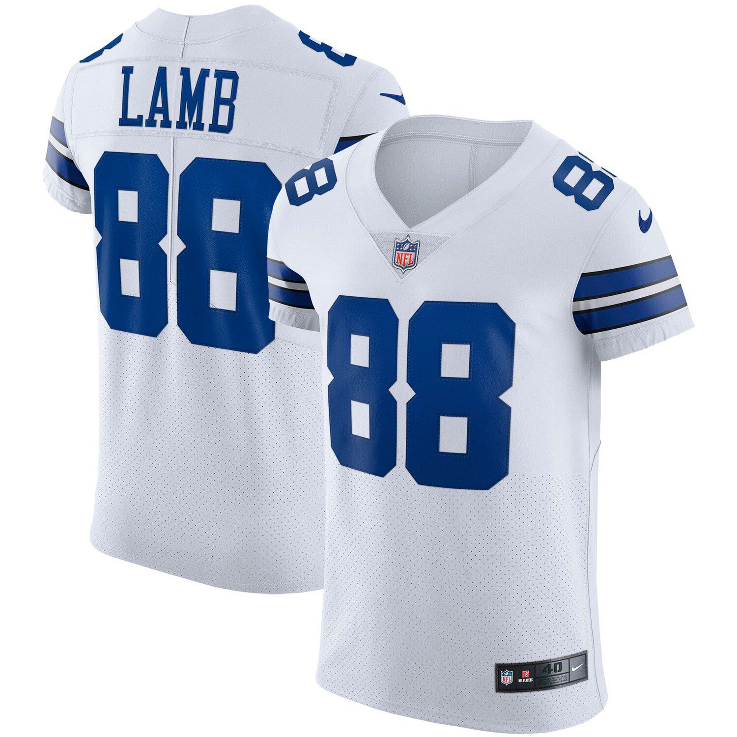 Youth Nike CeeDee Lamb Silver Dallas Cowboys Inverted Team Game Jersey