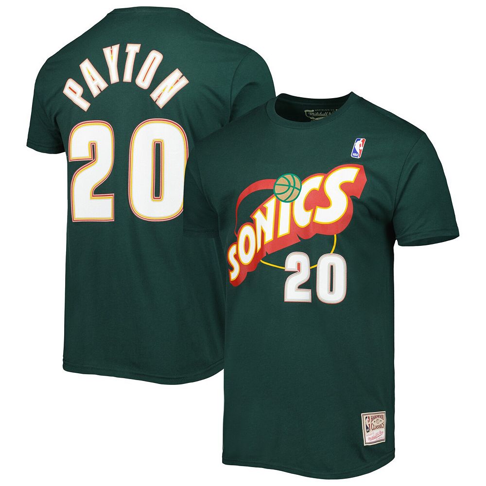 Men's Mitchell & Ness Gary Payton Green Seattle SuperSonics