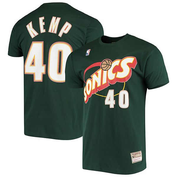 shawn kemp mitchell and ness t shirt