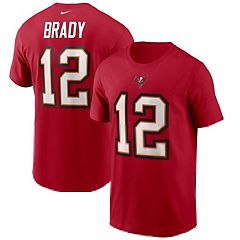 Women's Tom Brady Red Tampa Bay Buccaneers Plus Size Fair Catch Name &  Number V-Neck T-Shirt