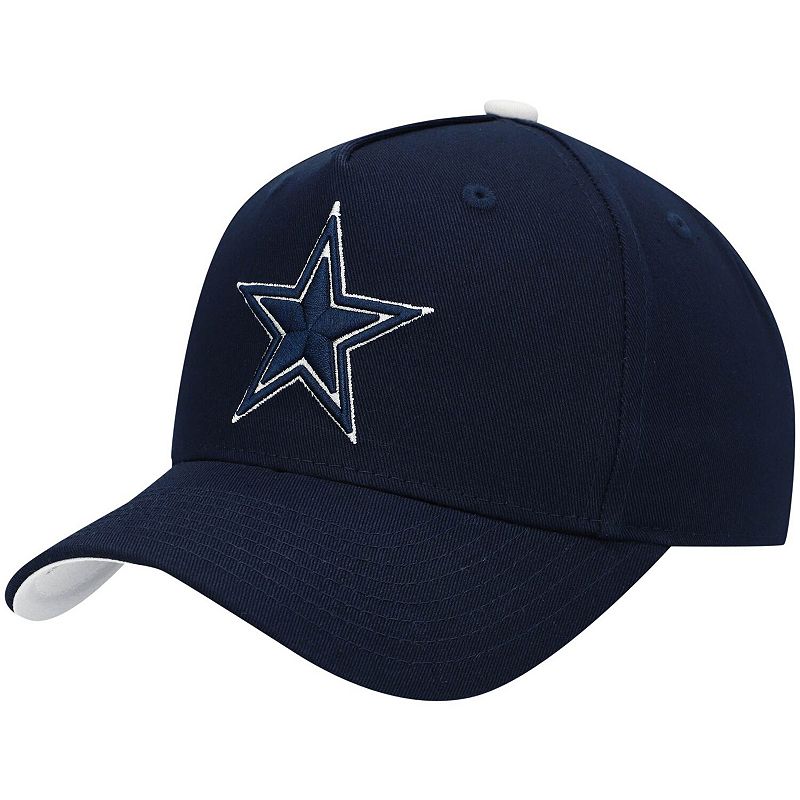 Youth Navy Dallas Cowboys Team Snapback Hat, COW Blue