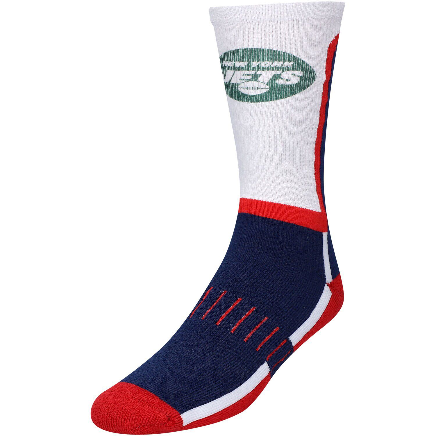 Image for Unbranded Men's For Bare Feet New York Jets Patriotic Crew Socks at Kohl's.