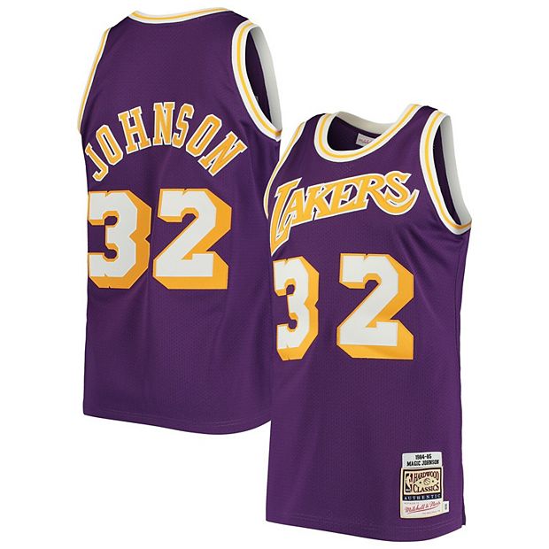 ADIDAS Hardwood Classics Los Angeles Lakers Jersey 32 Magic