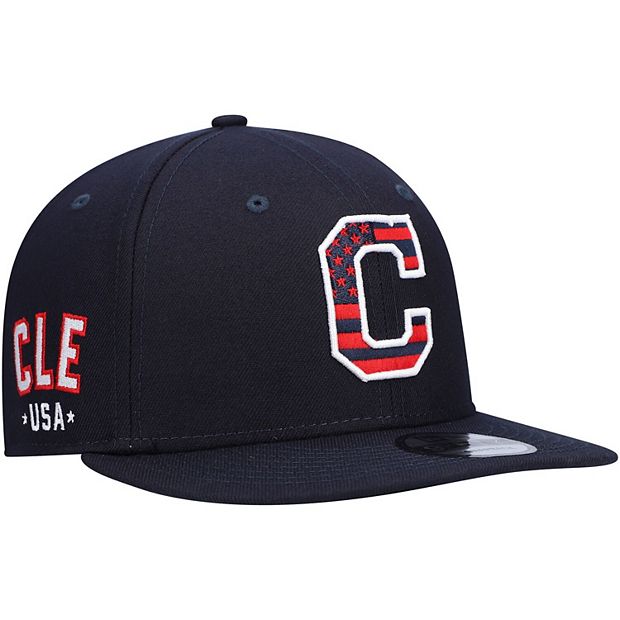 New Era Men's Cleveland Indians Golfer Gray Hat