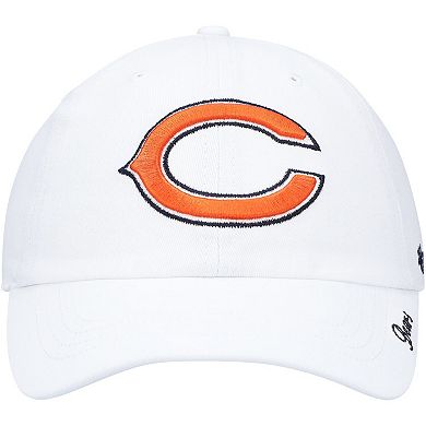Women's '47 White Chicago Bears Miata Clean Up Logo Adjustable Hat