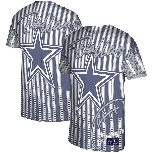 Dallas Cowboys Mitchell & Ness Jumbotron 2.0 Sublimated T-Shirt - White