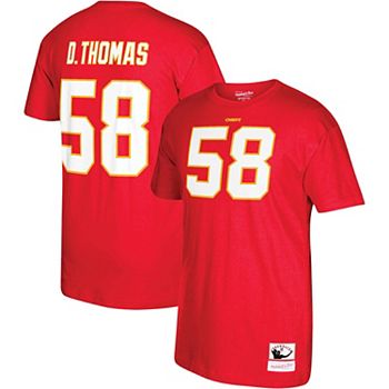 Derrick Thomas Kansas City Chiefs Mitchell & Ness Retired Player Name and  Number T-Shirt - Red