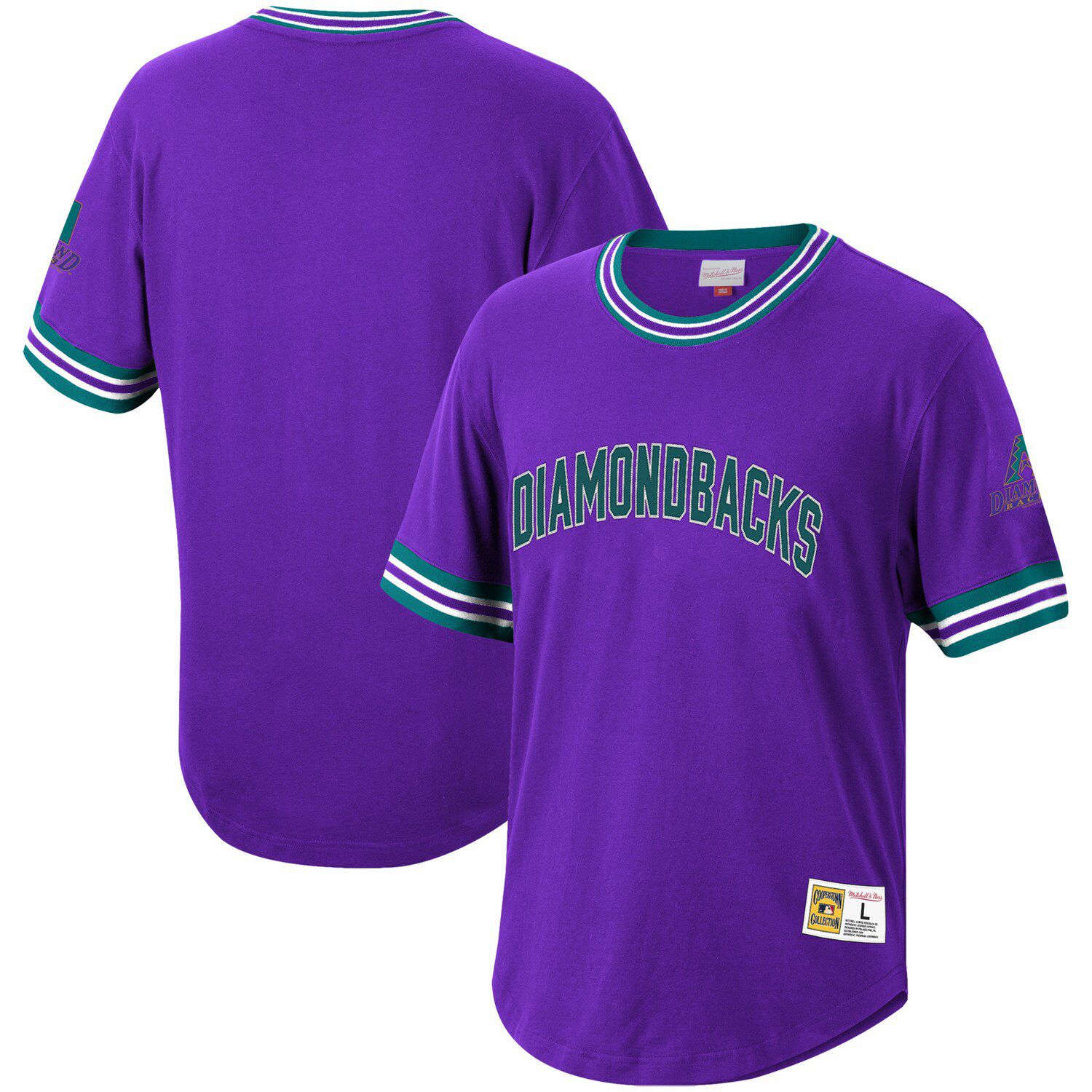 Image for Unbranded Youth Mitchell & Ness Purple Arizona Diamondbacks Cooperstown Collection Wild Pitch Jersey T-Shirt at Kohl's.