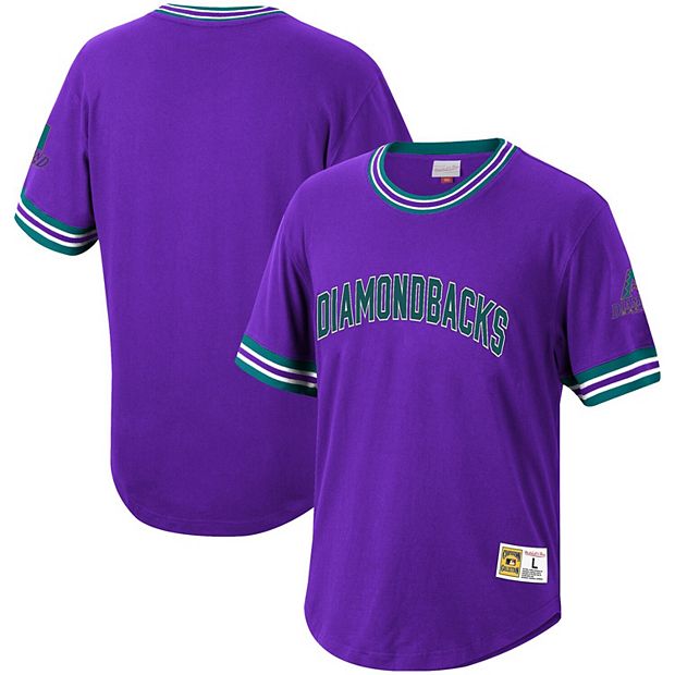 Youth Mitchell & Ness Purple Arizona Diamondbacks Cooperstown Collection  Wild Pitch Jersey T-Shirt