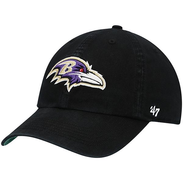 : '47 Baltimore Ravens Black Skull Cap - NFL Cuffless