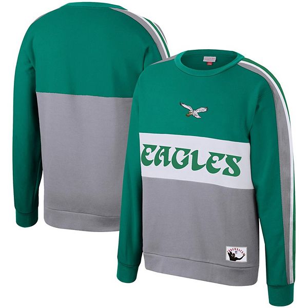 Philadelphia Eagles Mitchell & Ness Women's Plus Size Winning Team Pullover  Hoodie - Kelly Green