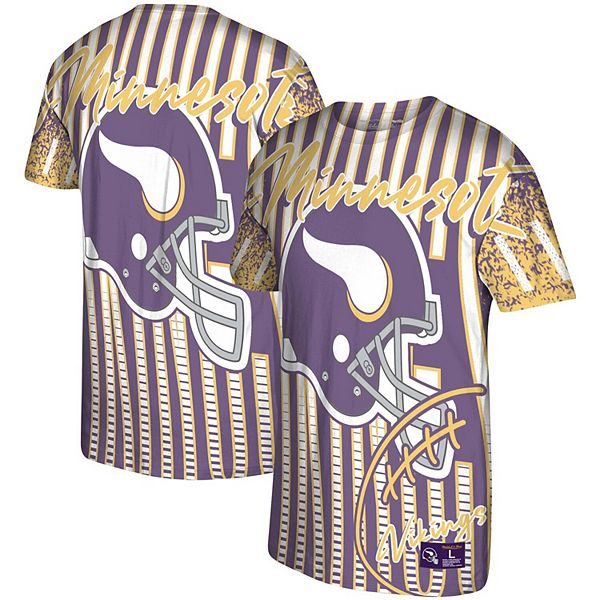 Men's Mitchell & Ness Purple Minnesota Vikings Jumbotron Historic Logo ...