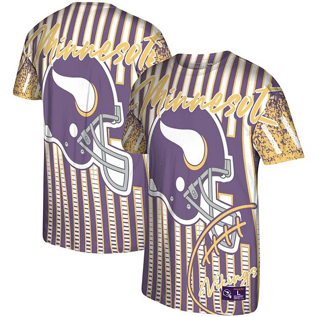 Men's Mitchell & Ness Purple Minnesota Vikings Jumbotron Historic