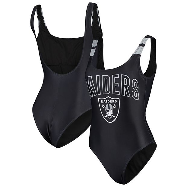 Las Vegas Raiders NFL Womens Short Cozy One Piece Pajamas