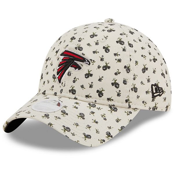 Ladies New Era Bills Cream Bloom 9TWENTY Adjustable Hat