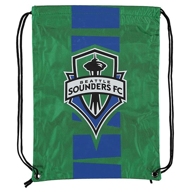 FOCO Seattle Sounders FC Team Stripe Drawstring Backpack