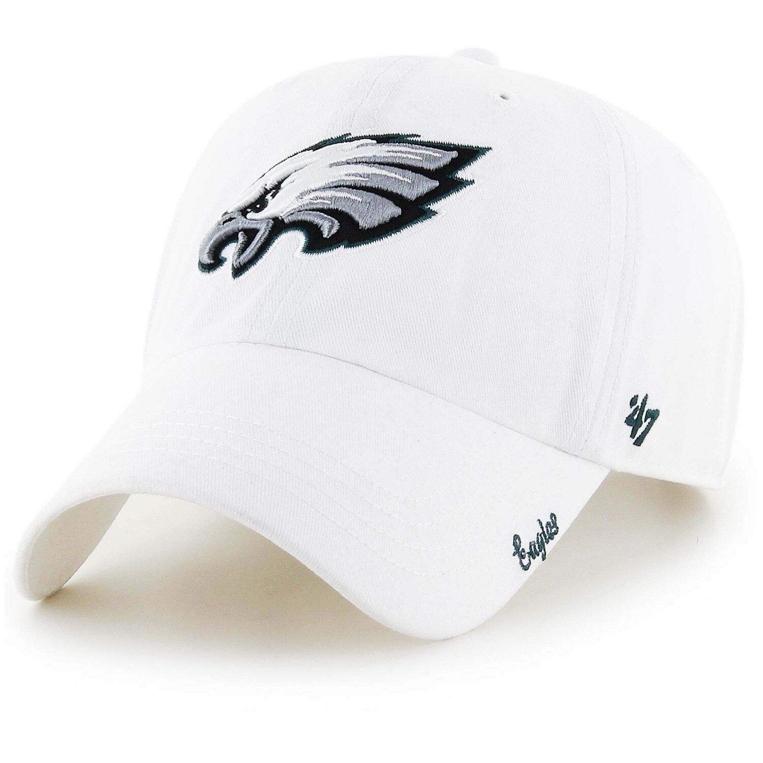 Eagles white cap