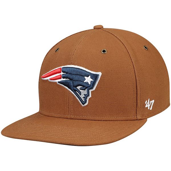 Men's New England Patriots Carhartt x '47 Brown Cuffed Knit Hat