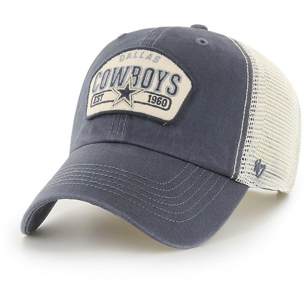 Men's '47 Navy/White Dallas Cowboys Penwald Clean Up Trucker