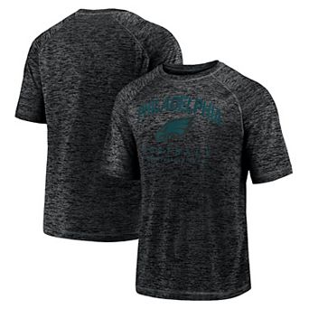 Men's Fanatics Branded Black Philadelphia Eagles Shade Battle Ready Raglan Space-Dye T-Shirt