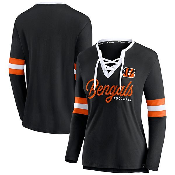 Men's Junk Food Black/Orange Cincinnati Bengals Color Block Pullover  Sweatshirt